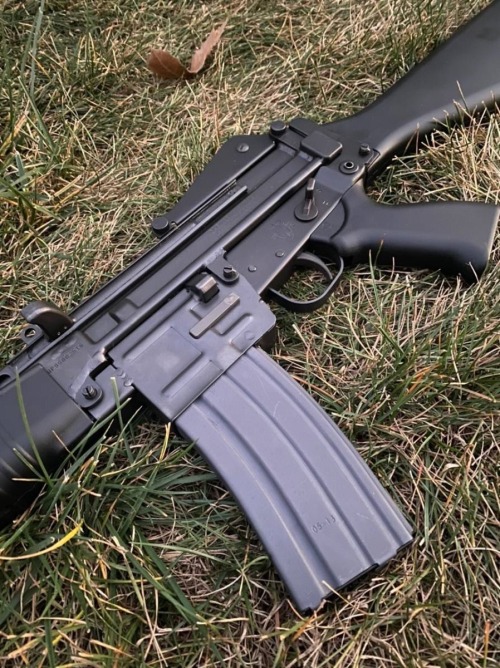 Robinson Armament M96 ExpeditionaryU.S made semi-automatic rifle chambered in 5.56x45mm, it is based