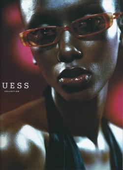 a-state-of-bliss:  Guess Jeans 1998 - Adia Coulibaly by Dah Len