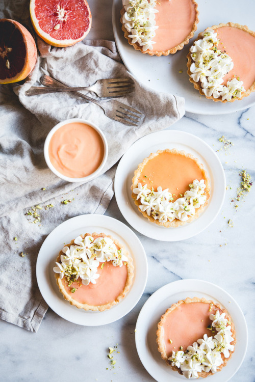 fullcravings: Grapefruit Curd Tarts + Chamomile Whipped Cream