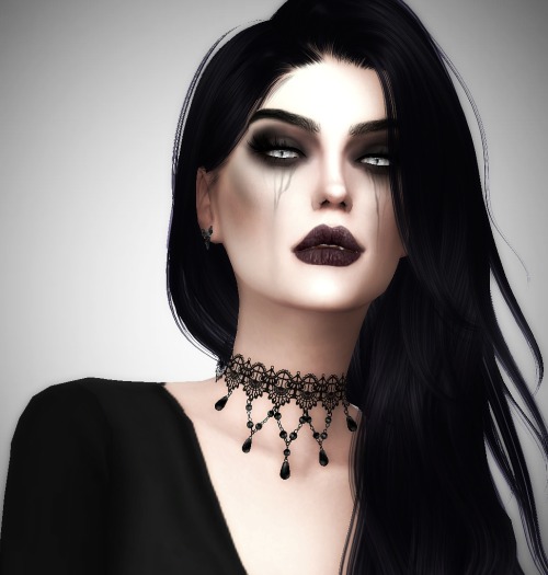 immortalsims:  30 days MOTD Challenge by @mxfsims Day 1: Vampy Hair [xx] - @antosimsEyelashes [xx] -