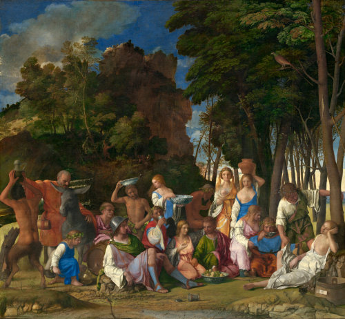 Feast of the Gods, by Giovanni Bellini, Tiziano Vecellio, National Gallery of Art, Washington.