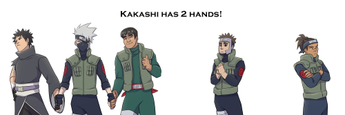 bougiebutchbitch:

Click on pics for better resolution!I don’t personally ship irukaka or yamakaka and I can’t fumkn draw hands but yanno what??? This joke was too good to pass up #kakashi