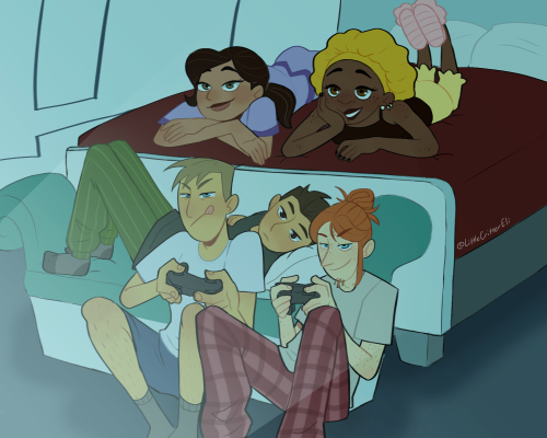 Doodle Suggestions? GotchaThe Crew In Some Comfy PJs Because WHY DON'T THEY HAVE ANYYYYY