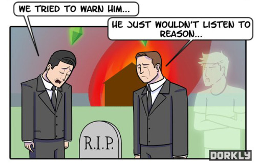 dorkly:  Sims Safety 