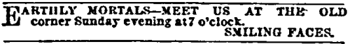 yeoldenews: A selection of strange and cryptic personal ads from The New York Herald, 1860s to 1890s