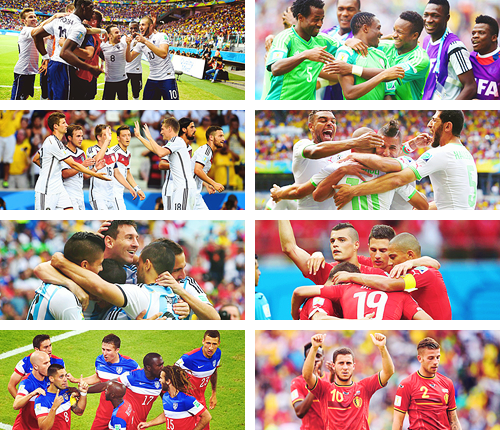  World Cup 2014: Round of 16 June 28 Brazil vs Chile Uruguay vs Colombia June 29