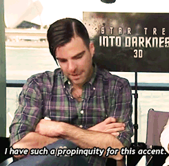  Zachary Quinto explained his totally normal interview vocab 