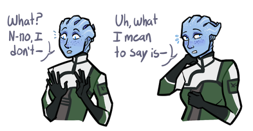 holtblvd: nervous socially awkward me1 liara is…so cute