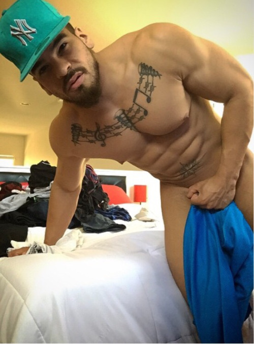 dominicanblackboy:  A sexy moment in bed wit thick fat fuckable ass Gio yo posted