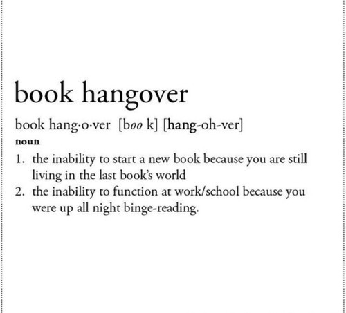 rainbowsnowlight:  Book hangover