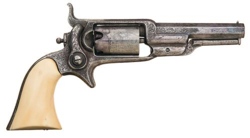 The Colt M1855 Root Revolver,An invention of Elihu Root that was adopted by the Colt Company in 1855