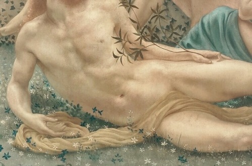 ganymedesrocks:  wistfulargonaut: ≪L’École de Platon≫ details Jean Delville 1898 Jean Delville (1867 - 1953) 