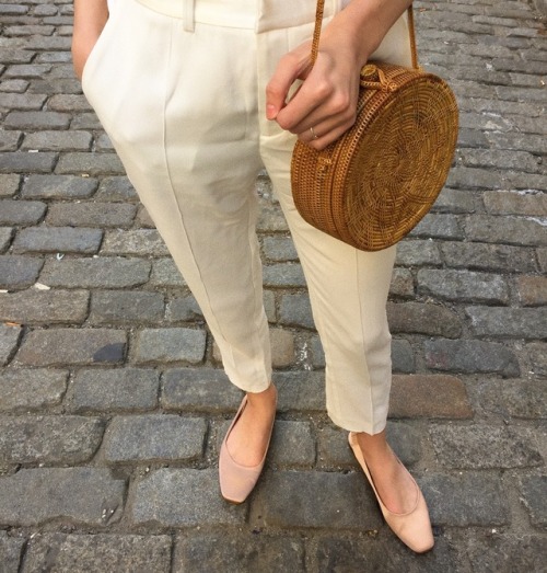 christiescloset:Soho spring days in my beloved granny shoes