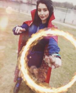 Cute-Cosplay-Babe:doctor Strange By Isabella Cuda