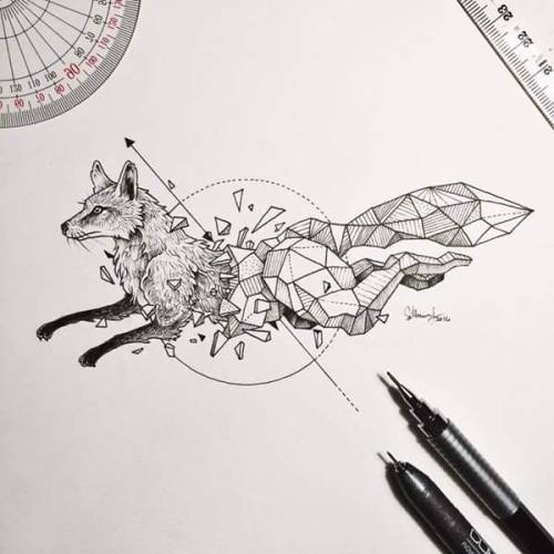 a-night-in-wonderland:Geometric Beast Collection By Kerby Rosanes