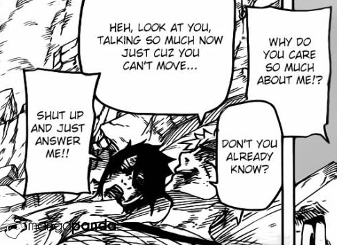 spookyscarecrow:  my favorite part.  “Don’t you already know?” Naruto, that sounds so wrong…