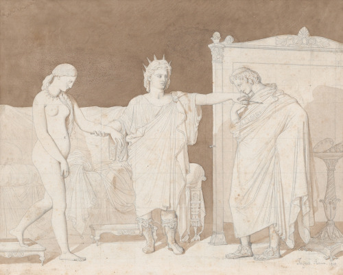 Alexander the Great Presenting Campaspe to Apelles by Jean-Auguste-Dominique Ingres. French, 1810. G