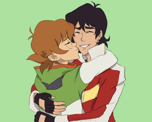 behindinfinity:Kisses for Keith, now in color!Space family comforts Keith after he wakes up freaked 