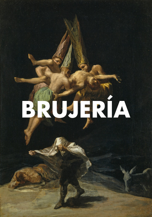 elartepop:Francisco de Goya - Vuelo de brujas (~1798) // Son de Sol - Brujería (2005)