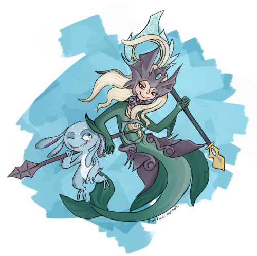 ask-fizz-and-nami:“You’re surprised there are two of us here now? The ocean is vast, it will t