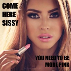 ppsperv: loverisis:  sissycaptionned: ♥ ♥ Everyone needs more pink and more sissycaptionned.tumblr.com ♥ ♥ I loveee this post  🎀💄💋💕❤️Pretty Pink Sissy!❤️💕💋💄🎀! 