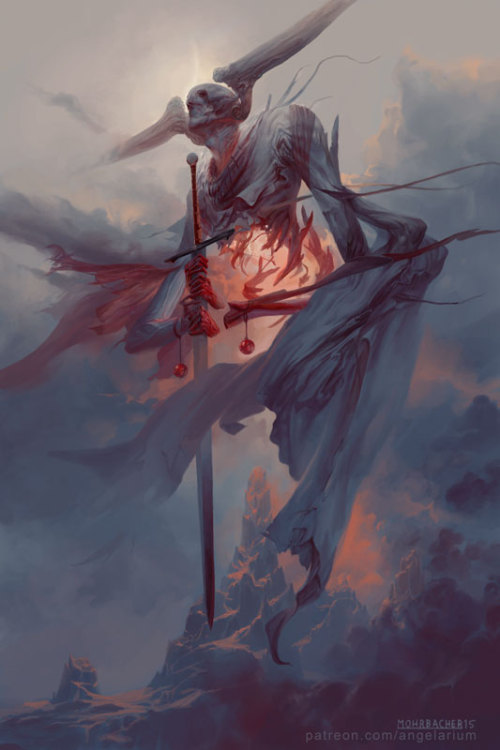 missus-ruin:conceptcookie:Peter Mohrbacher is a wonderful illustrator that we have interviewed in the past,  and just launched his kickstarter for his Angelarium book. It’s a gorgeous collection of works and you should back it if you’re interested!