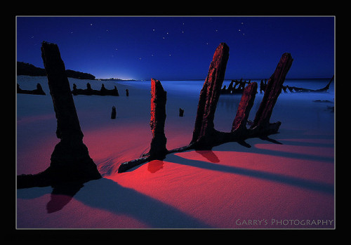 Under Shifting Sand by Garry - www.visionandimagination.com on Flickr.