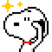 Snoopy Pixel Animated Emoji By SNOOPY