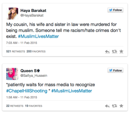 yeahwrite:erikadprice:micdotcom:Everyone needs to see these #MuslimLivesMatter tweets after the Chap