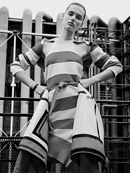 eternitychic:  http://eternitychic.tumblr.com/Model: Giedre Dukauskaite .  Photographer: James Macari . Grazia France in April 2015