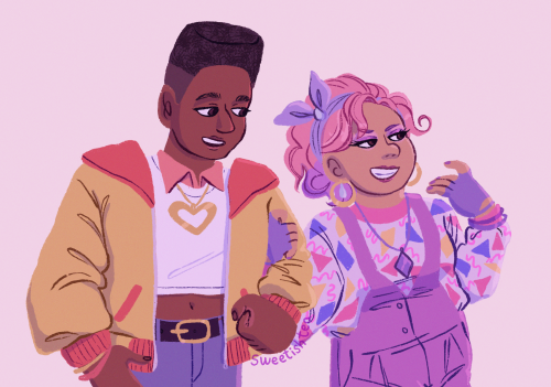 80s best friend squad✨ haven’t watched original she-ra, but this gotta be kinda how they look in tha