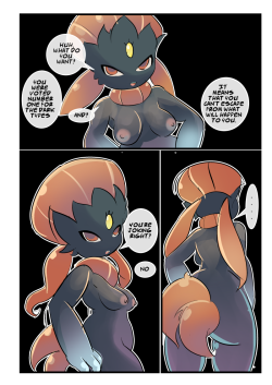 The winner of the dark type poll is weavile!  So far I like the new update for Manga Studio.  Tool  used: Manga Studio 5 ex