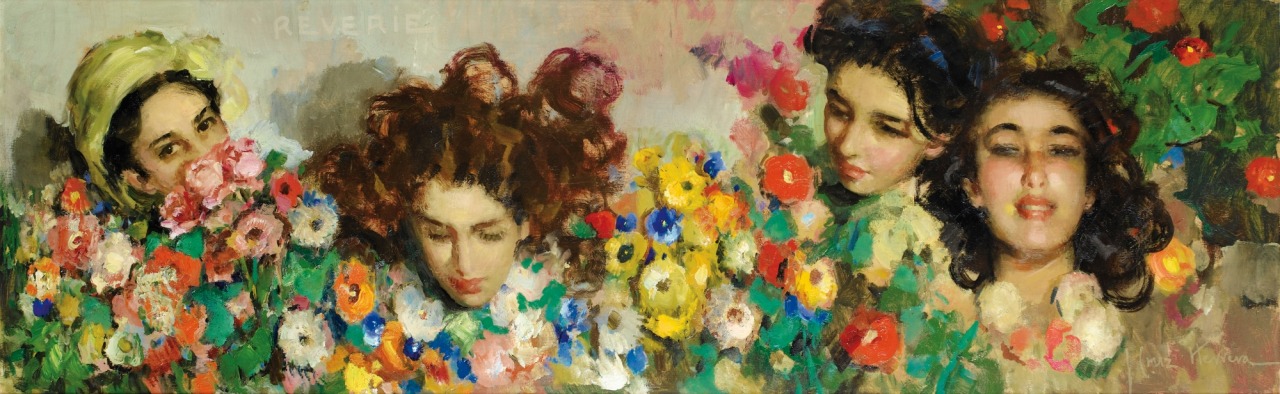 arcadiaart:  José Cruz-Herrera (Spanish, 1890-1972), “Rêverie”. 