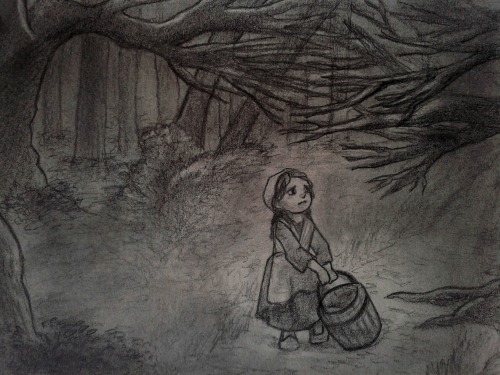 pilferingapples:avisalix:Little Cosette, all alone in the darkAUGH her little face!Great job with th
