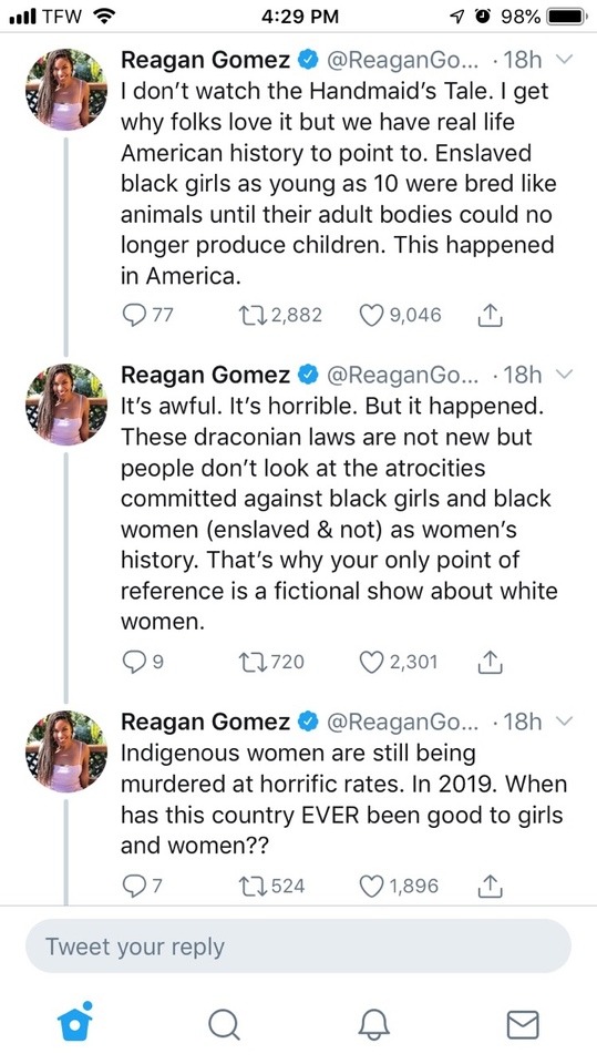 This Thread Is Why I Dont Like The Handmaidens Tale And Why I Stopped Watching After Three Episodes.