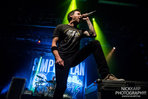 Simple Plan at Playstation Theater in NYC on 3/10/17.www.nickkarp.com