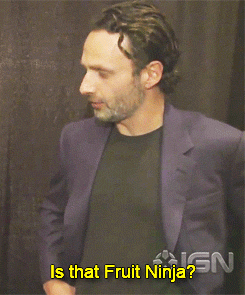 fuckmedaryldixon:  I feel like Andrew Lincoln thinks he’s actually Chandler’s