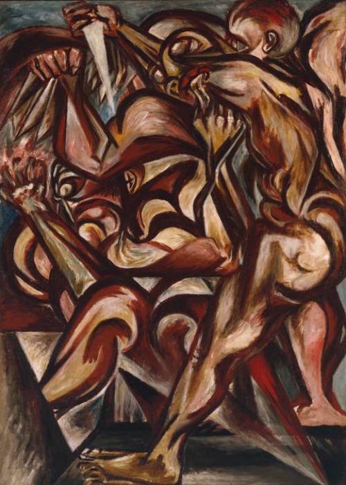 Man With KnifeMedium: Oil,canvas