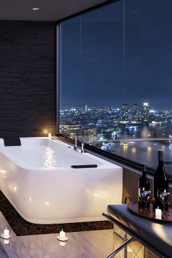 life1nmotion:  livingpursuit:  Bathroom View