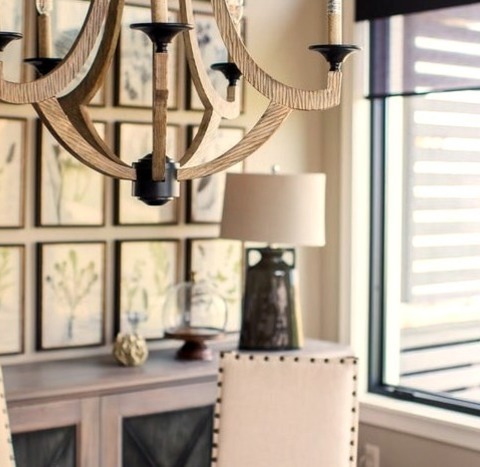 Contemporary Dining Room In IndianapolisAn Illustration Of A Medium-sized Great Room With A Trendy Dark