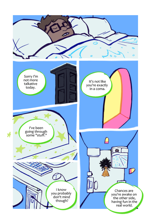 floralmarsupial: Hey guys here’s the comic I did for @betakidzine !!!! It took a lot of work, 