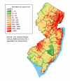 Population Density of New Jersey