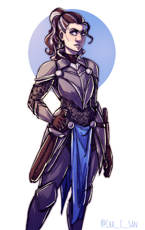 cha-chi-san:Cassandra De Rolo, aka Percy’s sister.Apparently I have a type: Badass women in ar