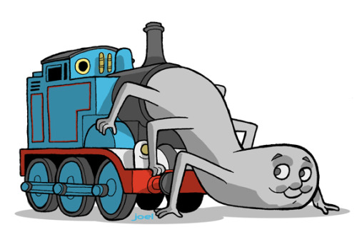 iamtheaardvark: joelcarroll: For those that wonder about Cars anatomy, here’s Thomas the Tank 