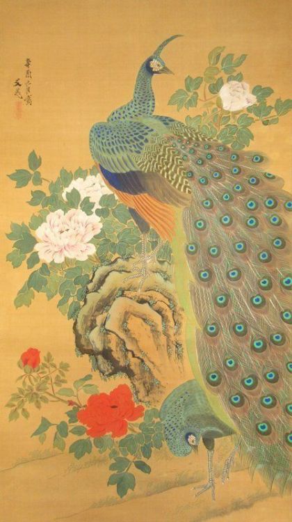                                                      Peacocks1. A Peacock by Mori Tessan (tetsuzan) 