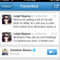 3rd time his favorited my tweets! #christian