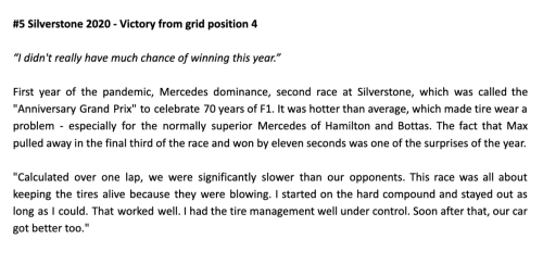 Max Picks His Top 10 Races!