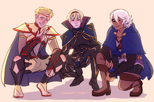 gayest-loser-inactive:“We dem bois”I’m proposing that these 3 be called the Cape Crew, because they 