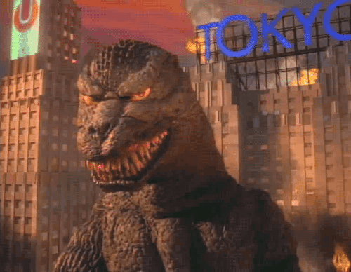 Porn Pics gameraboy:  Godzilla vs. Charles Barkley