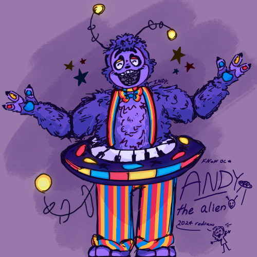 I FORGOR TO POST THE FULL IMAGE OF THIS GUY MY BAD Heres The Redraw Of A FNaF Oc I Made Wayy Back In